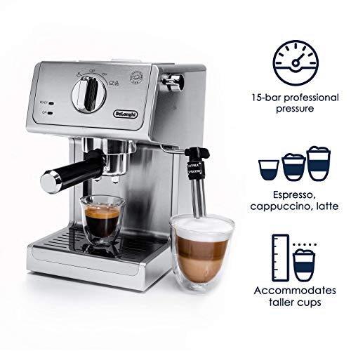 15 Bar Pump Espresso Machine with Advanced Cappuccino System
