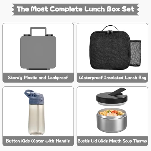 Kids Bento Lunch Box with 8oz Soup Thermo