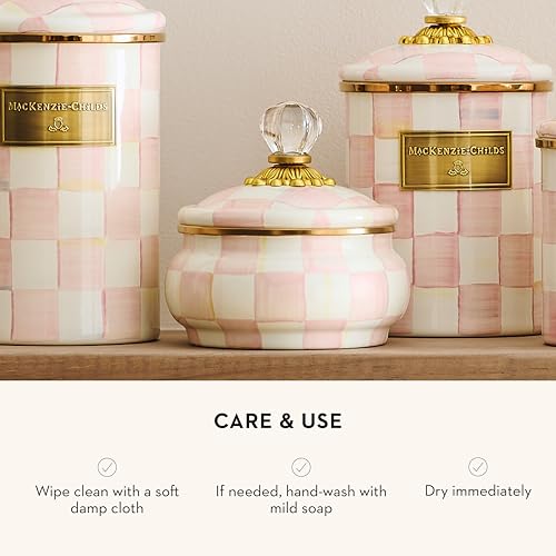 Enamel Squashed Pot
