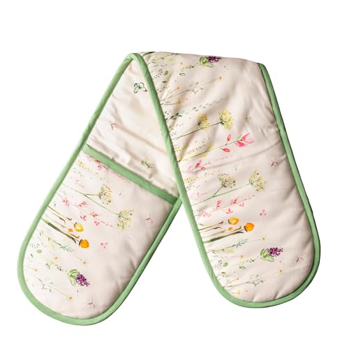 Double Oven Mitts 100% Cotton Double Oven Glove