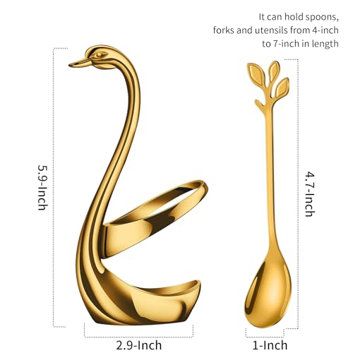 Gold Swan Base With 10