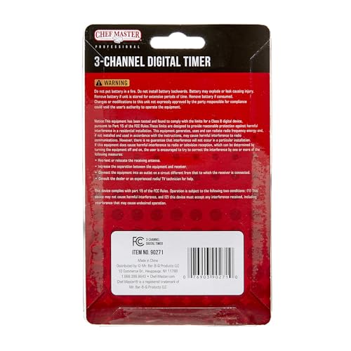 3 Channel Digital Timer by Chef Master