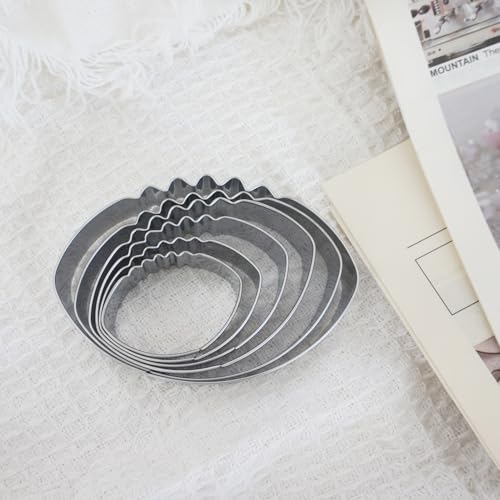 6 Pieces Football Cookie Cutter 4.45" (6 Count)
