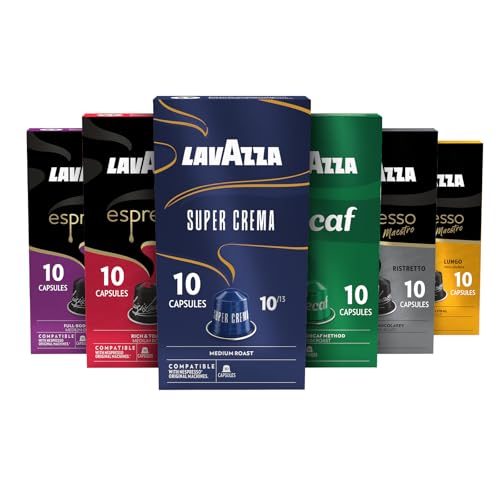 Espresso Favorites Collection of Aluminum Capsules Compatible with Nespresso* Original Machines (60 Count)