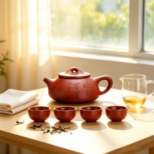 Zisha Teapot Teacup Set (5 Count)