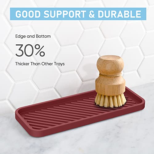 Kitchen Silicone Sink Organizer Tray (2 Count)