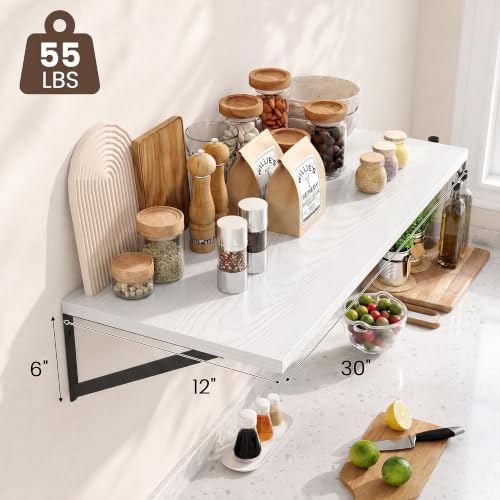 Wall Mounted Floating Shelves Set of 2 (2 Count)
