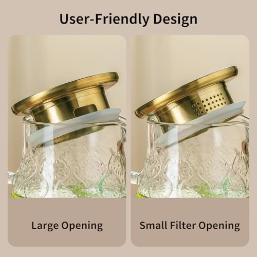 Glass Pitcher with Lid (68 Count)