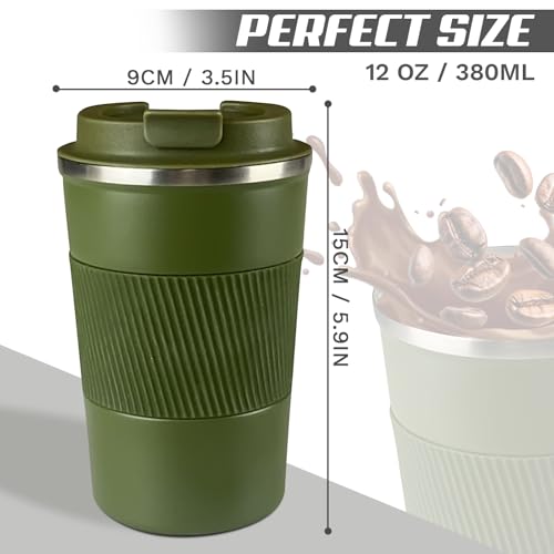 Vacuum Insulated Stainless Steel Travel Coffee Mug