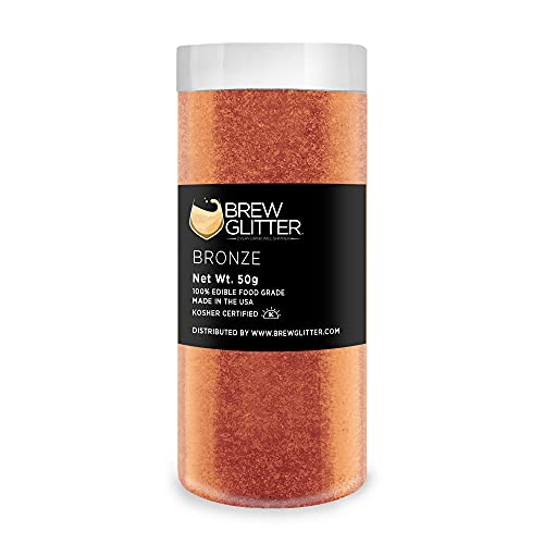 Bronze BREW GLITTER Edible Glitter For Drinks