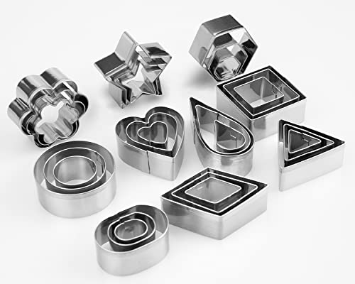 30Pcs Mini Cookie Cutters Set