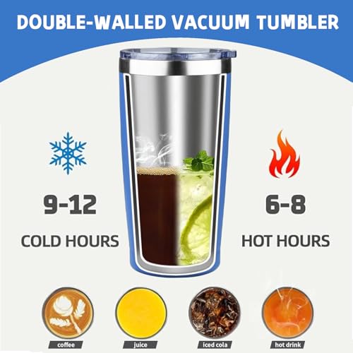 20 oz Tumbler with Lids and Straws