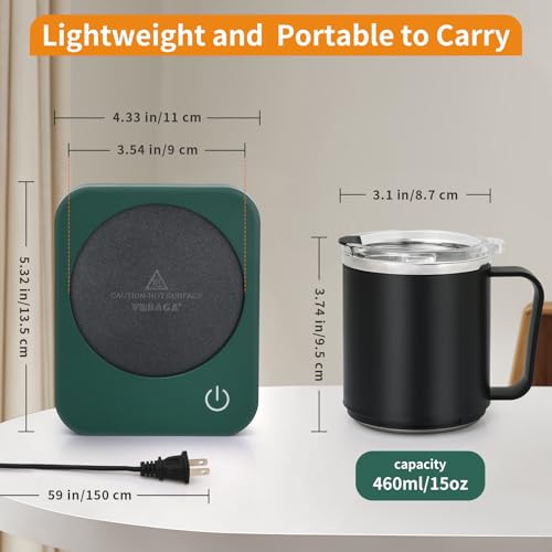 Coffee Mug Warmer Set with Auto Shut Off