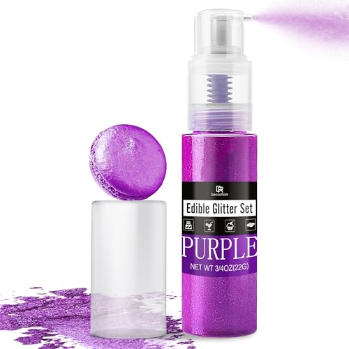 Purple Edible Glitter Spray