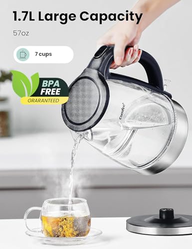 Glass Electric Tea Kettle & Hot Water Kettle Electric