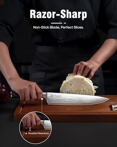 Chef Knife 9 Inch Kitchen Knife for Meat & Vegetables