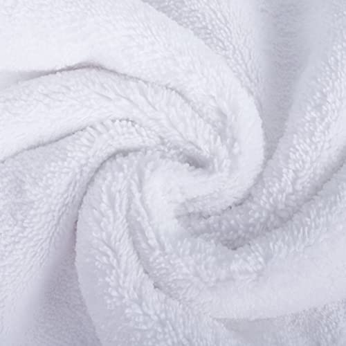 330 GSM Poly Blend Microfiber Shower Wash Cloth Face Towel (6 Count)