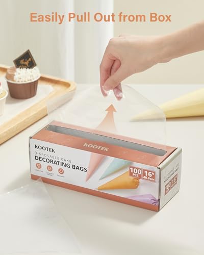 Piping Bags Disposable Pastry Icing Bags 16 Inch