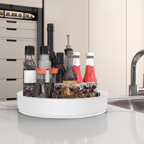 Lazy Susan Turntable Spice Rack Organizer for Kitchen Cabinet