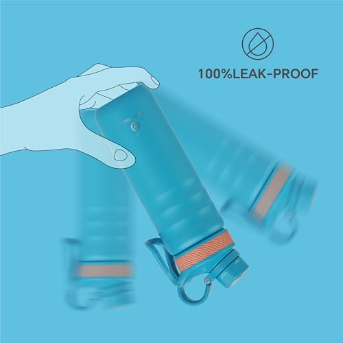 24oz Stainless Insulated Bottle with 2 Leak