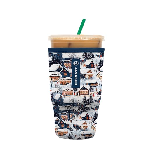 JavaSok Iced Coffee & Cold Soda Insulated Neoprene Cup Sleeve