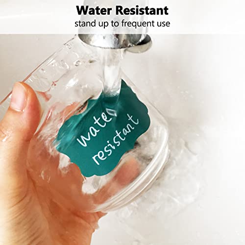 Labels for Food Containers 120Pcs Removable Waterproof Write