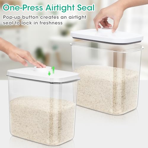 Large Rice Container 25 Lbs with Easy