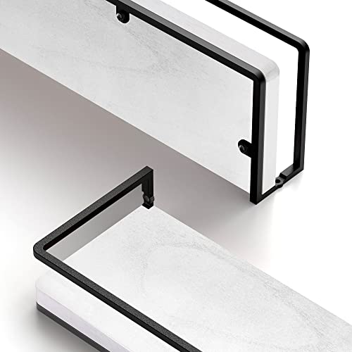 Floating Shelves Wall Mounted Set of 2 (2 Count)