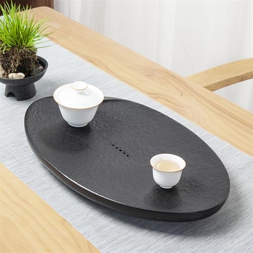 Tea Set Goldstone Tea Tray Round Stone Tea Sea On The Tea Table Home Simple Kung Fu Tea Sets Tea Table Original Stone Dry Brewing Table Chinese Tea Set