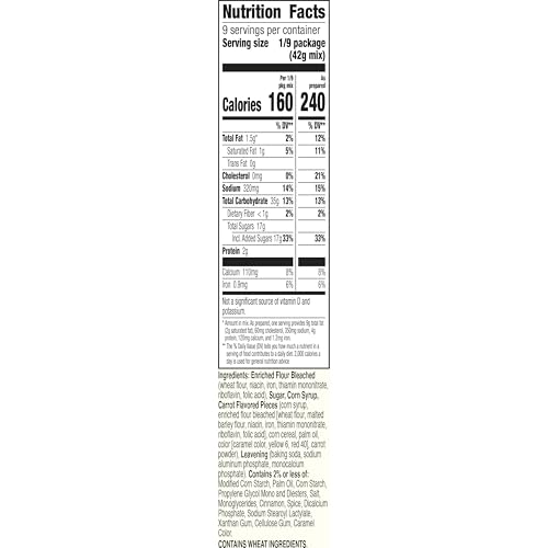 Delights Super Moist Carrot Cake Mix (13.25 Ounce)