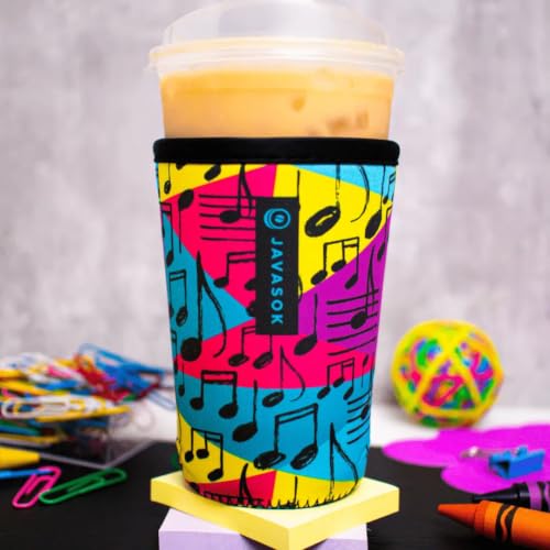 JavaSok Iced Coffee & Cold Soda Insulated Neoprene Cup Sleeve