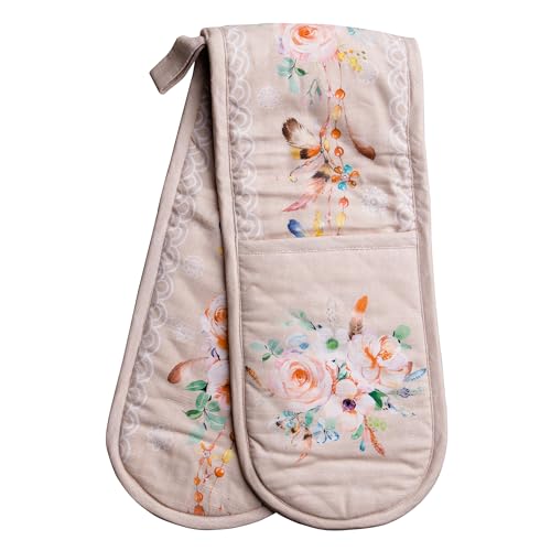 Double Oven Mitts 100% Cotton Double Oven Glove