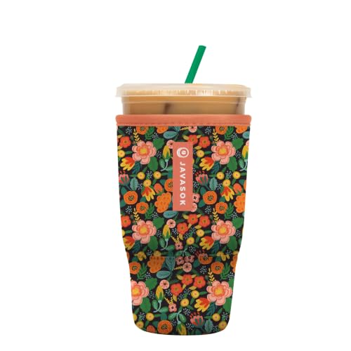 JavaSok Iced Coffee & Cold Soda Insulated Neoprene Cup Sleeve