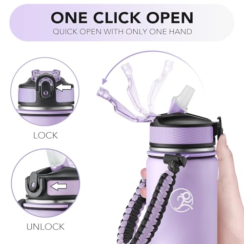 24oz Insulated Stainless Steel Travel Water Bottle