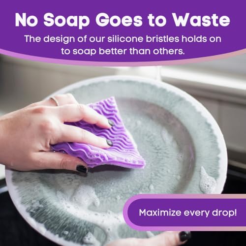Silicone Dish Sponge Dish Scrubber