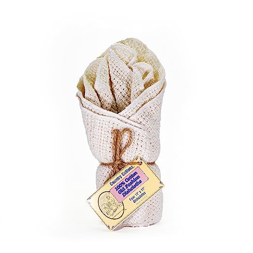 Old Fashion 100% Cotton Dishcloths (4 Count)
