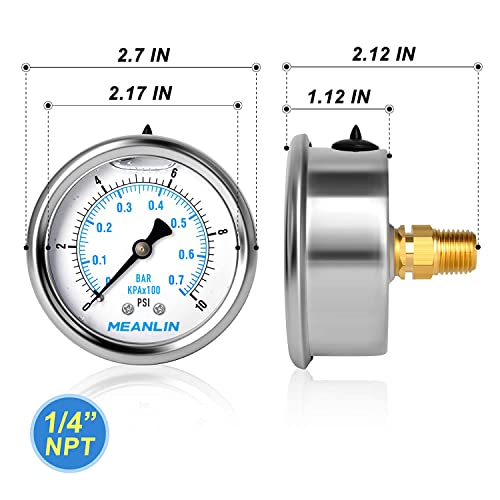 0~10Psi Stainless Steel 1