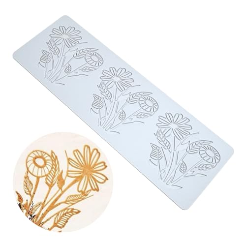 Flower Silicone Cake Lace Mold Cake Decorating Tool Border Decoration Lace Mold Kitchen Baking Tool