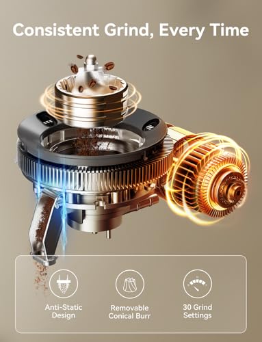 50s Fast Heat Espresso Machine with Grinder 58mm