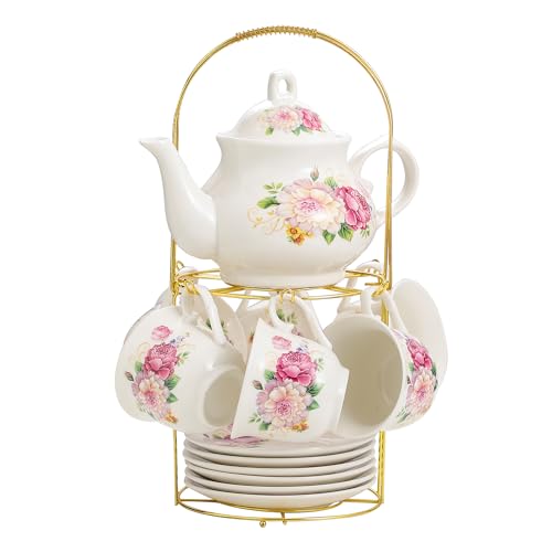 20 Pieces Porcelain Tea Sets For Women