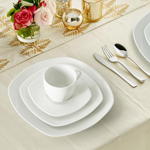 10" Square Dinner Plates Set of 4 (4 Count)