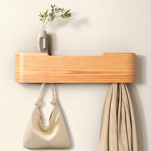 Wall Mounted Coat Rack with Shelf