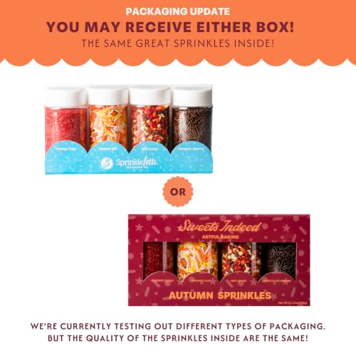 Fall Sprinkles 4 Pack