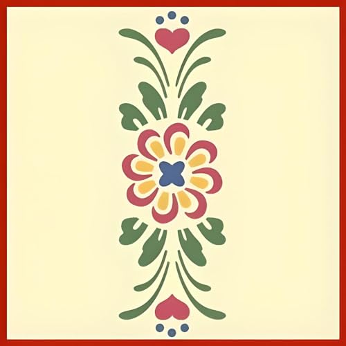 Rosemaling Pattern 3 & 4 Mini Stencils