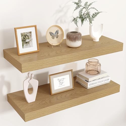 24 Inch Floating Shelves for Wall (2 Count)