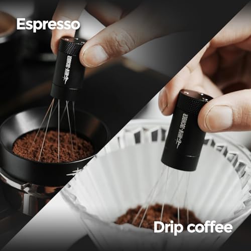 WDT Tool Espresso Distribution Tool with Magnetic Stand