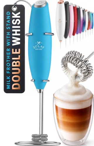 Zulay Powerful Milk Frother for Coffee with Upgraded Titanium Motor