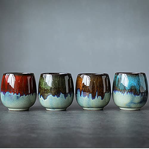 3 oz Ceramic Mini Espresso Cups Set of 4