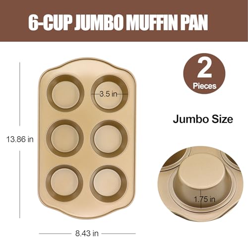Jumbo Muffin Pan 2 Pack (2 Count)