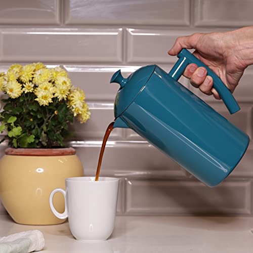 Double Walled Stainless Steel French Press Coffee Maker